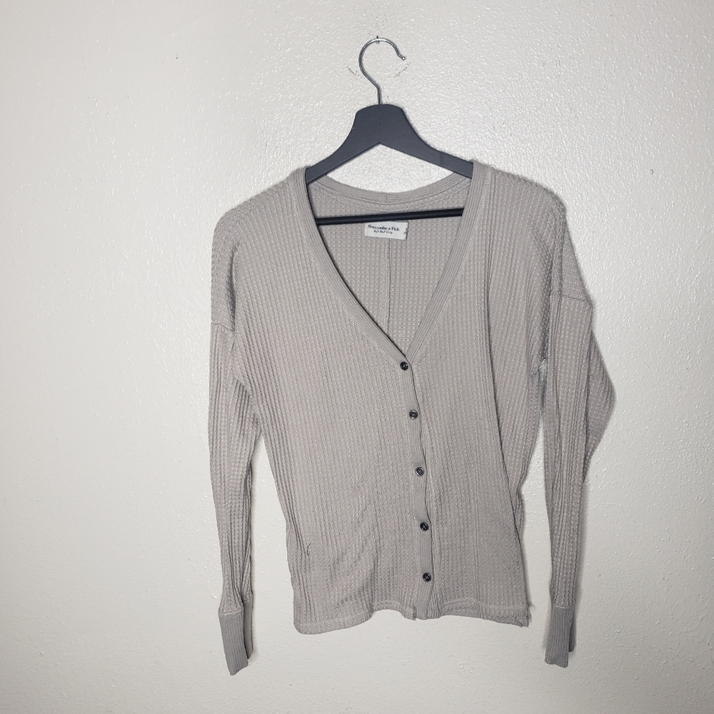 Abercrombie & Fitch Henley Thermal Sweater